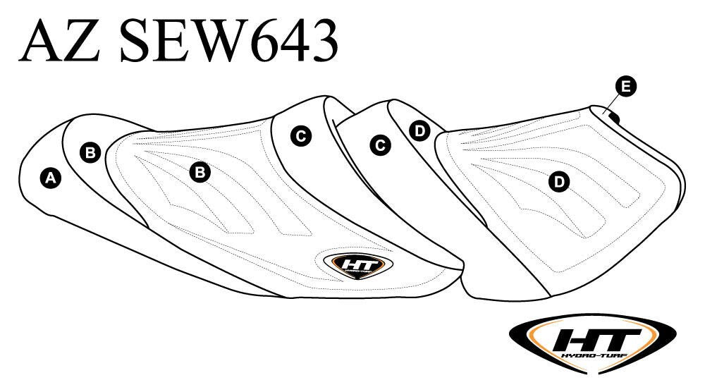 Seat Cover for Kawasaki STX 160XL (20)