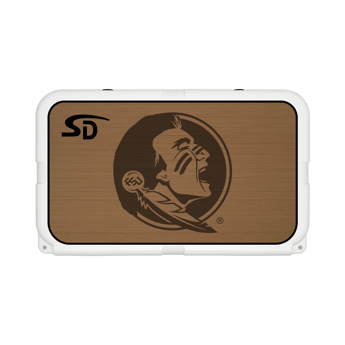 Seadek Collegiate Cooler Pad - YETI Tundra 45 - Mocha / Black, Florida State University - 57509-80093