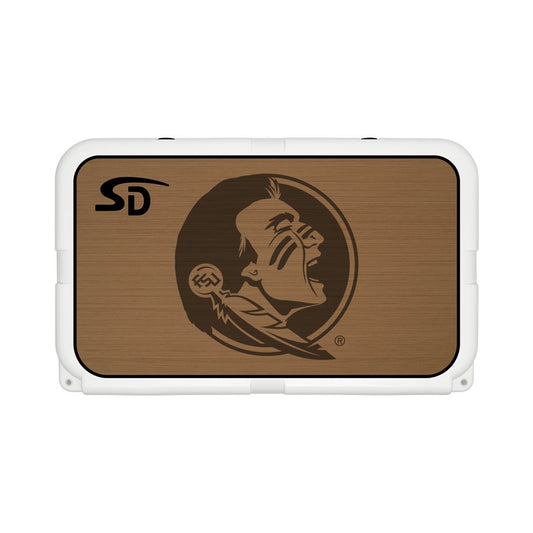 Seadek Collegiate Cooler Pad - YETI Tundra 45 - Mocha / Black, Florida State University - 57509-80093