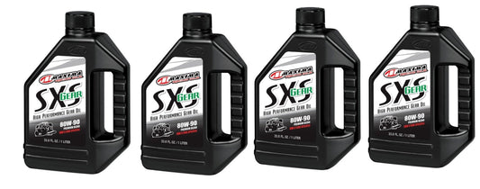 4 PACK MAXIMA SXS PREMIUM GEAR OIL 80W-90 1 Liter 40-43901 SIDE BY SIDE UTV