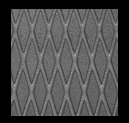 Hydro-turf Sheet 45X86 SHT86MD DARK GREY MOLDED DIAMOND W/ 3M