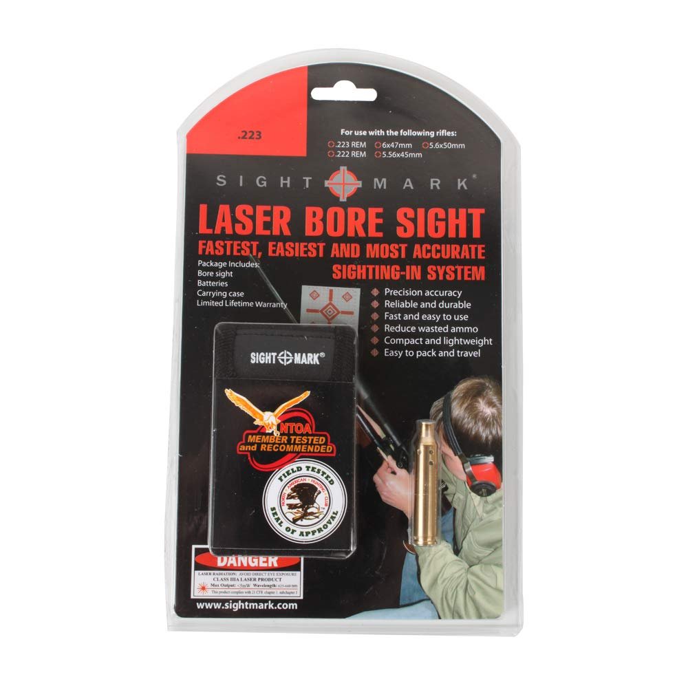 INSTOCK Sightmark .223, 5.56x45 NATO Boresight with Red Laser sighting