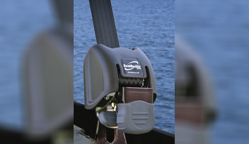 BoatBuckle F14256 Stainless Steel Retractable Transom Tie-Down - 2" Web (Pair)