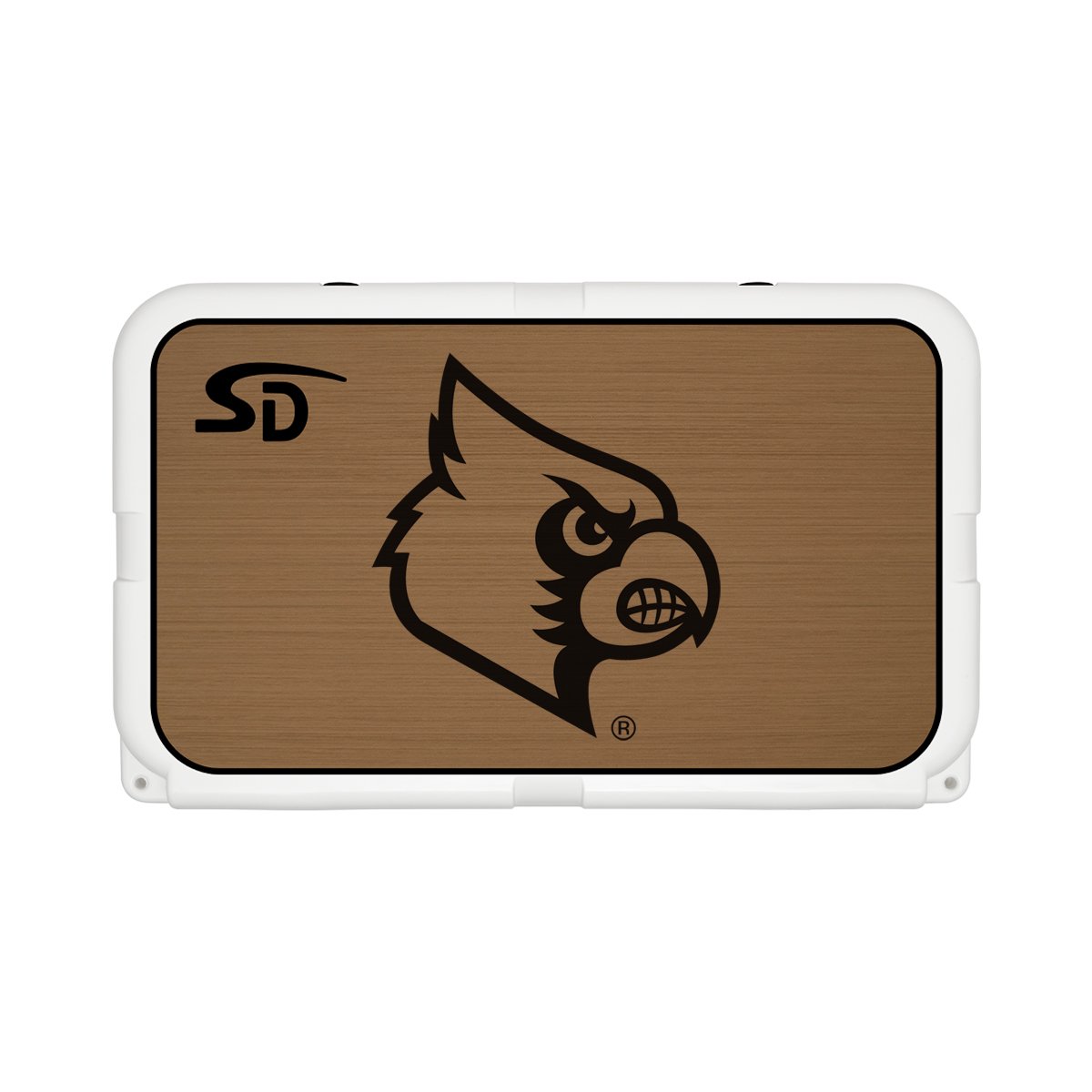 Seadek Collegiate Cooler Pad - YETI Tundra 45 - Mocha / Black, University of Louisville - 58822-80093
