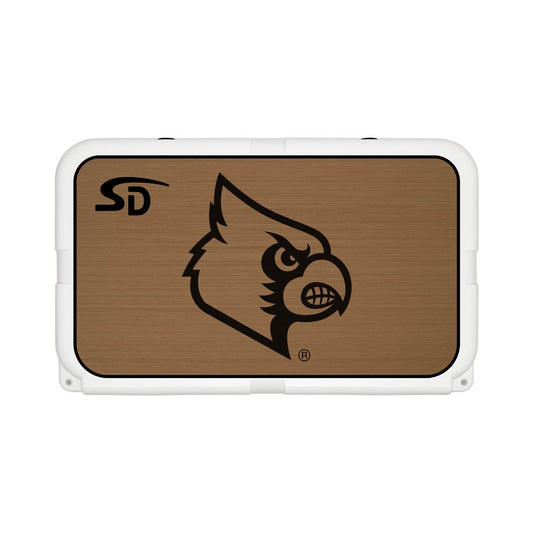 Seadek Collegiate Cooler Pad - YETI Tundra 45 - Mocha / Black, University of Louisville - 58822-80093