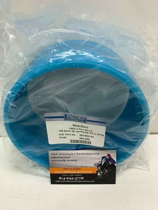 INS Sea-doo GTX supercharged WSM 155.5mm replacement impeller Wear ring 003-502