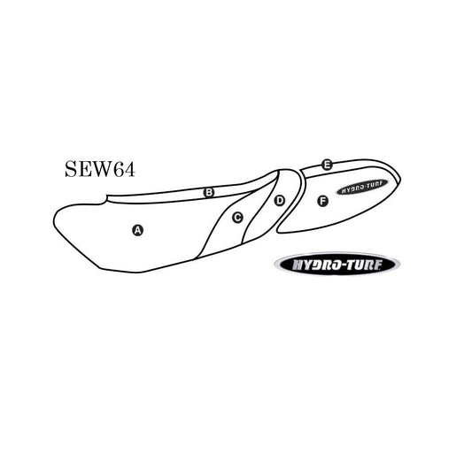 Seat Cover for Kawasaki 1100 STX DI (00-02) / 900 STX (01-02)