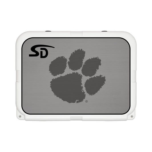 Seadek Collegiate Cooler Pad - YETI Tundra 35 - Storm Gray / Black, Clemson - 57499-80066