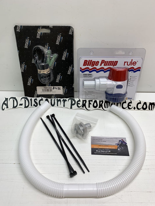 INSTOCK Universal Bilge Pump Kit Boat PWC Sea-Doo Jet-Ski boat 500 gph
