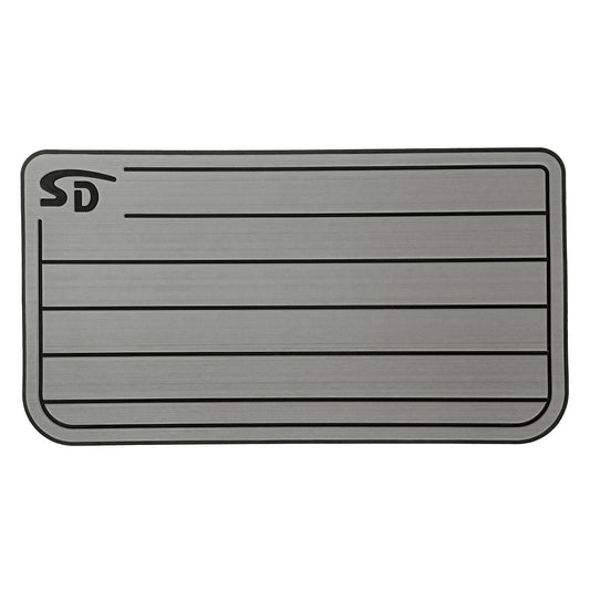 Seadek Engel 85 Teak Cooler Pad - Storm Gray / Black - 57603-80066