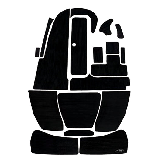 SBT BLACK Complete Mat Kit for Sea-Doo 1996 Speedster 1996-1998 Sportster 130BE801