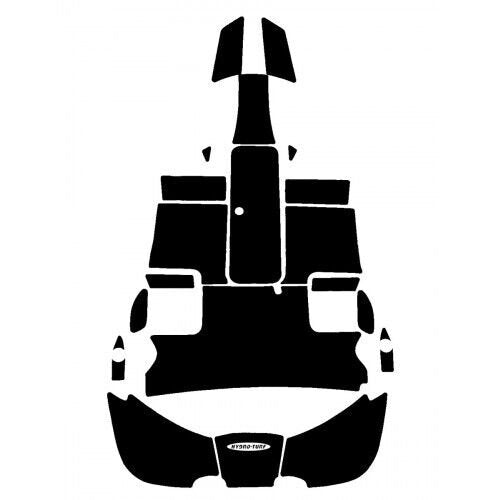 Hydro Turf Mat Kit Sea-Doo 04-2012 Speedster 200 06-09 Wake SD16 Black Groove 3M