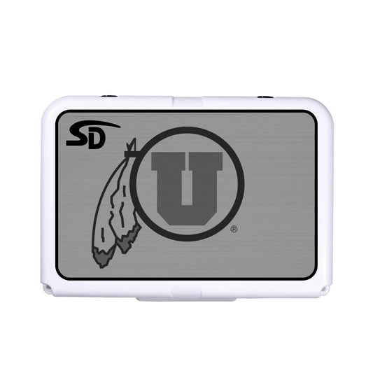 Seadek Collegiate Cooler Pad - RTIC 20 - Storm Gray / Black, University of Utah - 57710-80066