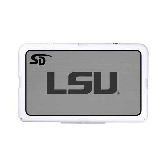 Seadek Collegiate Cooler Pad - RTIC 45 - Storm Gray / Black, LSU - 57677-80066