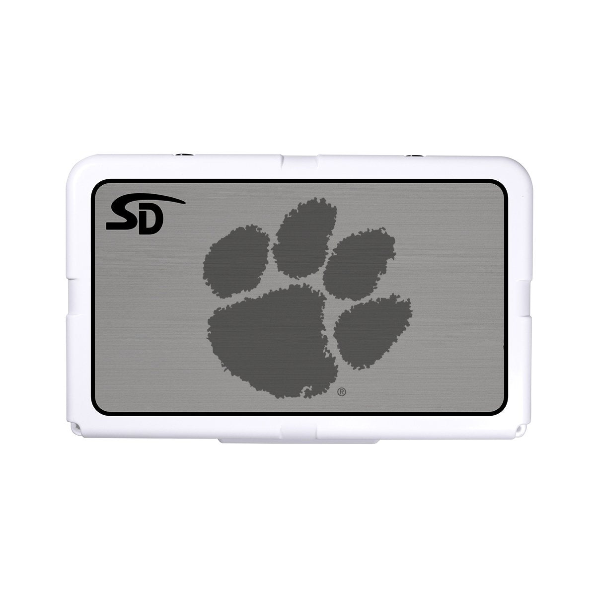 Seadek Collegiate Cooler Pad - RTIC 45 - Storm Gray / Black, Clemson - 57662-80066