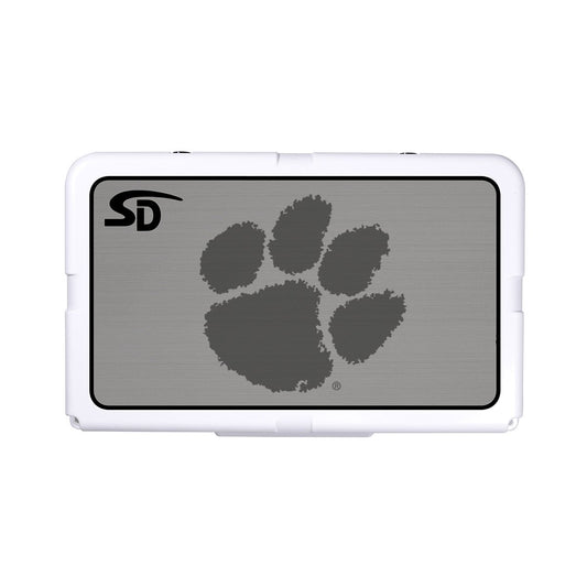 Seadek Collegiate Cooler Pad - RTIC 45 - Storm Gray / Black, Clemson - 57662-80066