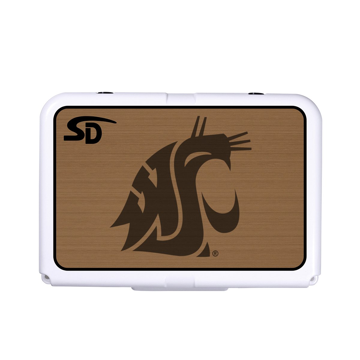 Seadek Collegiate Cooler Pad - RTIC 20 - Mocha / Black, Washington State University - 58869-80093