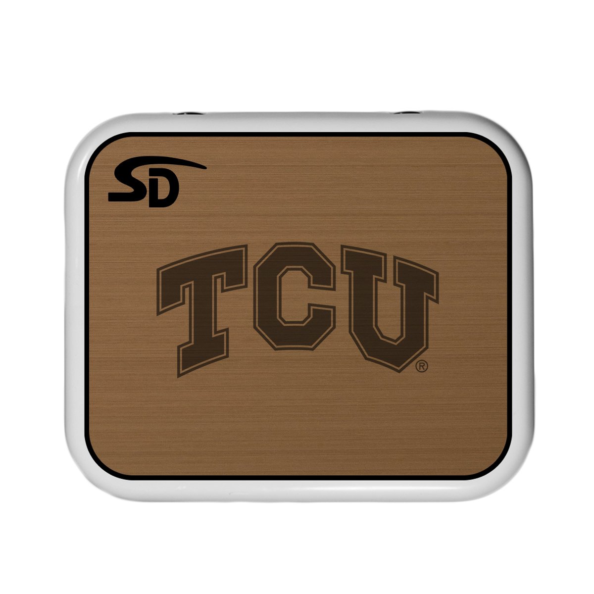 Seadek Collegiate Cooler Pad - YETI Roadie 24 - Mocha / Black, Texas Christian University - 57533-80093
