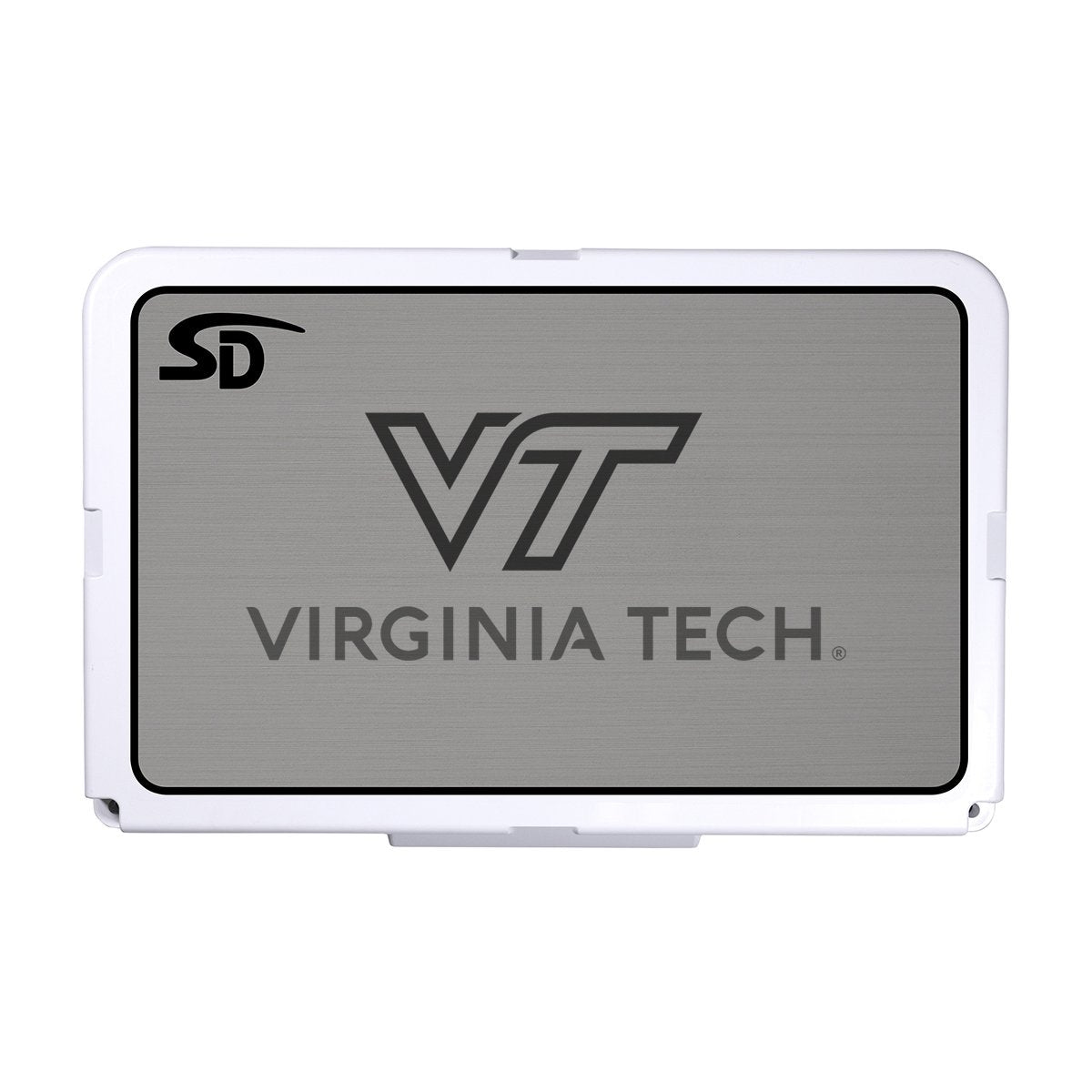 Seadek Collegiate Cooler Pad - RTIC 52 - Storm Gray / Black, Virginia Tech - 57718-80066