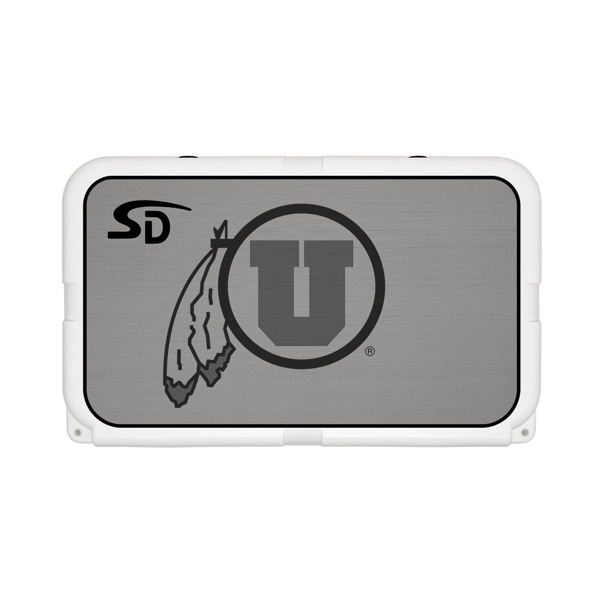 Seadek Collegiate Cooler Pad - YETI Tundra 45 - Storm Gray / Black, University of Utah - 57545-80066
