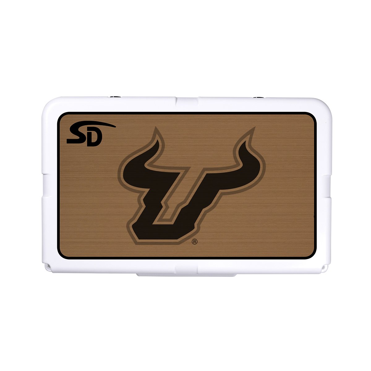 Seadek Collegiate Cooler Pad - RTIC 45 - Mocha / Black, University of South Florida - 57699-80093