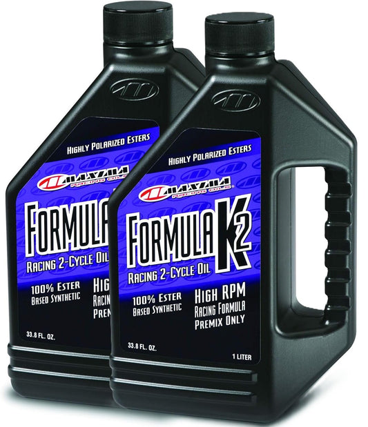 2 PACK MAXIMA K2 100% SYNTHETIC RACE PREMIX 1 LITER - 22901