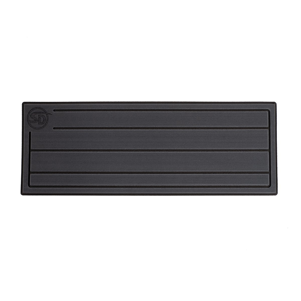Seadek RV Step Covers - Teak - 24"x8.5" - Dark Gray / Black, Single Step - 58108-80067