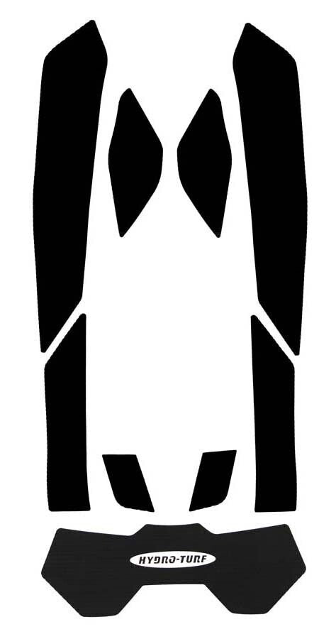 Hydro-turf mat Kit 18-22 SEA-DOO SPARK Trixx 3 SEATER HT813 BLACK MARBLE DIAMOND