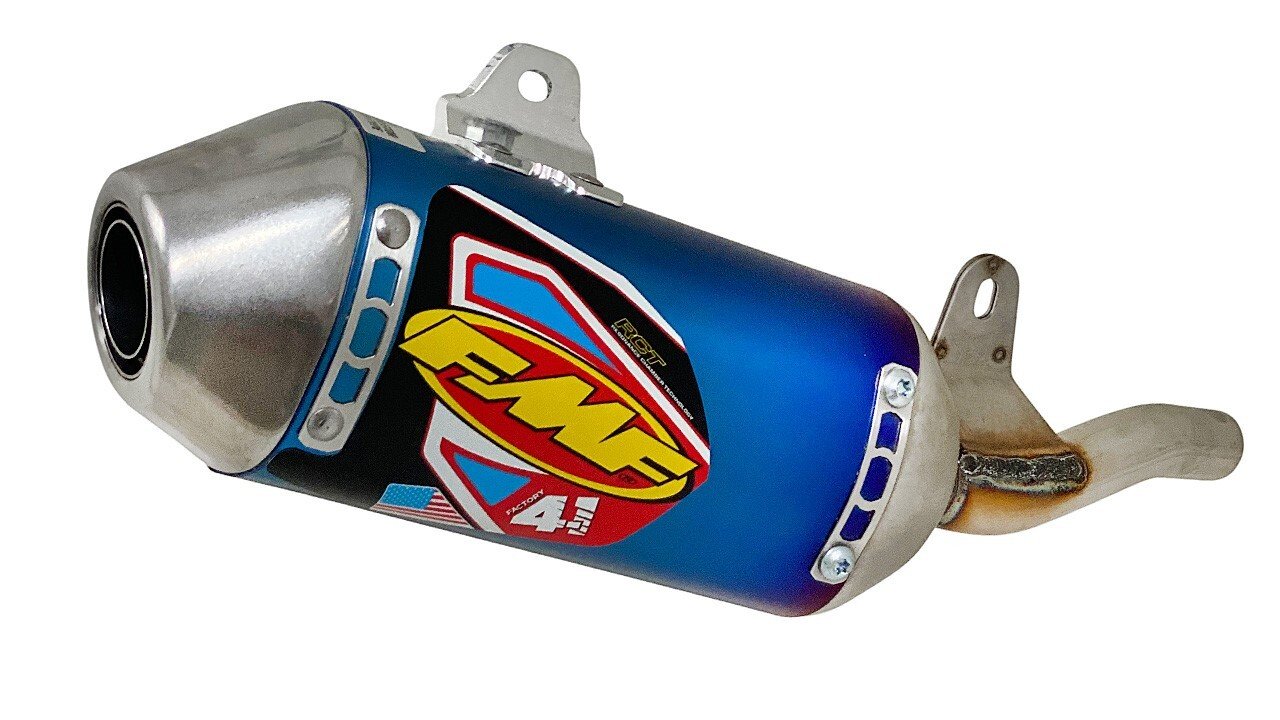 FMF Offroad Factory 4.1 Exhaust System FACT 4.1 MINI S/O SS ANO TI MUFFLER HON Slip-On Muffler  - 041593