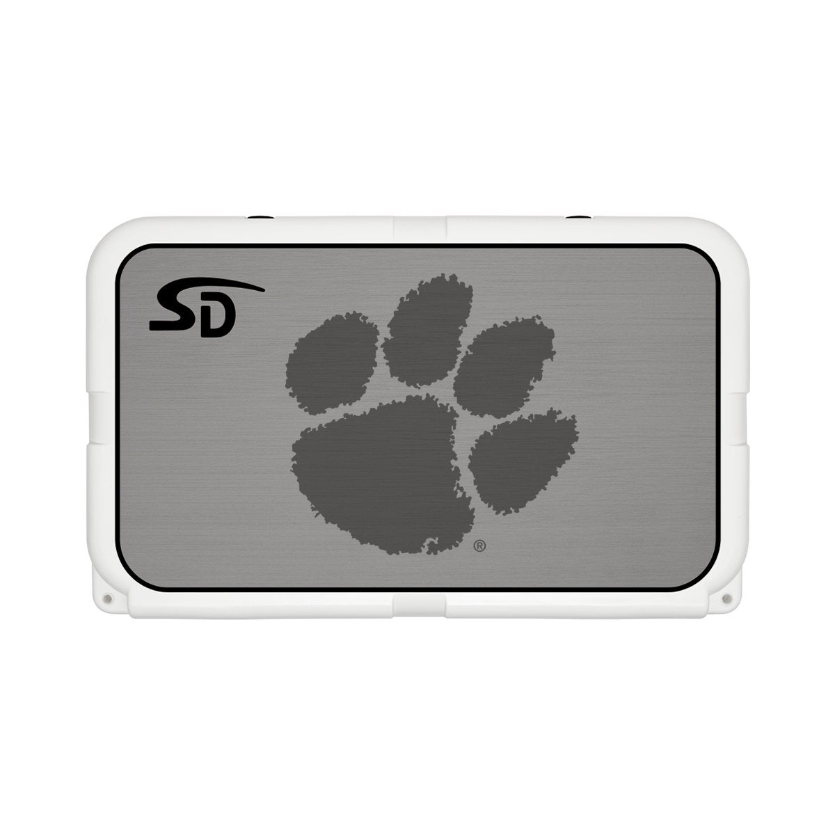 Seadek Collegiate Cooler Pad - YETI Tundra 45 - Storm Gray / Black, Clemson - 57500-80066