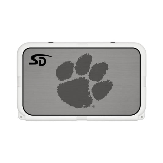 Seadek Collegiate Cooler Pad - YETI Tundra 45 - Storm Gray / Black, Clemson - 57500-80066