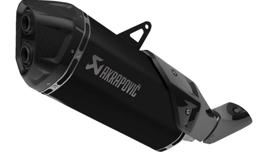 Akrapovic Slip-On Line Muffler AfricaTwin2024 - Black Titanium for CRF1100L - Black S-H11SO4-HAFT