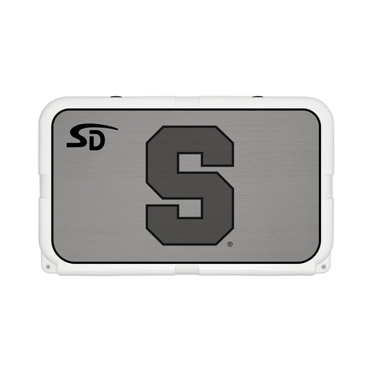 Seadek Collegiate Cooler Pad - YETI Tundra 45 - Storm Gray / Black, University of Syracuse - 58831-80066
