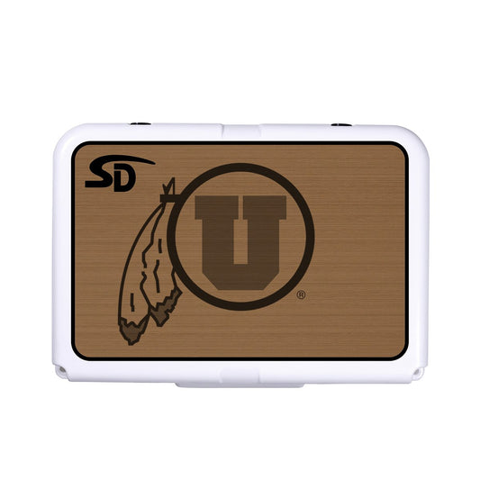 Seadek Collegiate Cooler Pad - RTIC 20 - Mocha / Black, University of Utah - 57710-80093