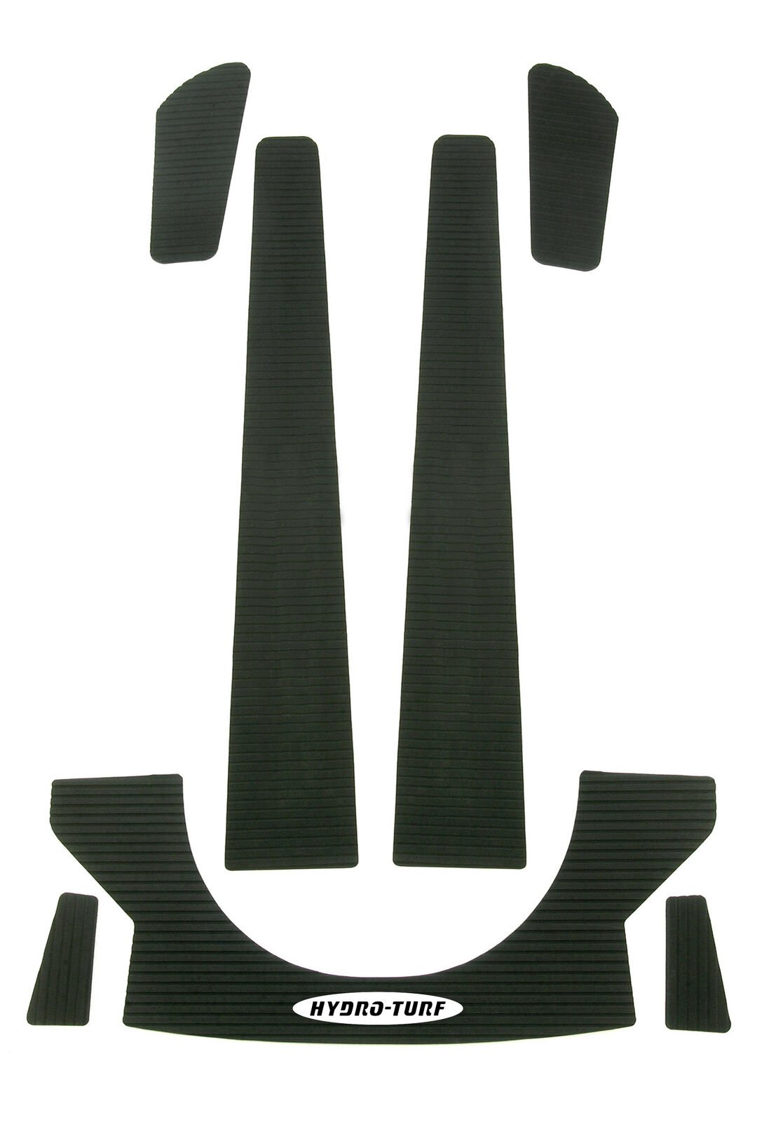 Hydro Turf Mat Kit Tigershark Monte Carlo HT13 Black Groove w/3M - HT13