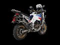 Akrapovic Slip-On Line Muffler AfricaTwin2024 - Black Titanium for CRF1100L - Black S-H11SO4-HAFT