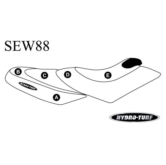 Seat Cover for Sea-Doo GTX Di (02-03) / GTX 4-Tec (02-06) / RXT (05-09)