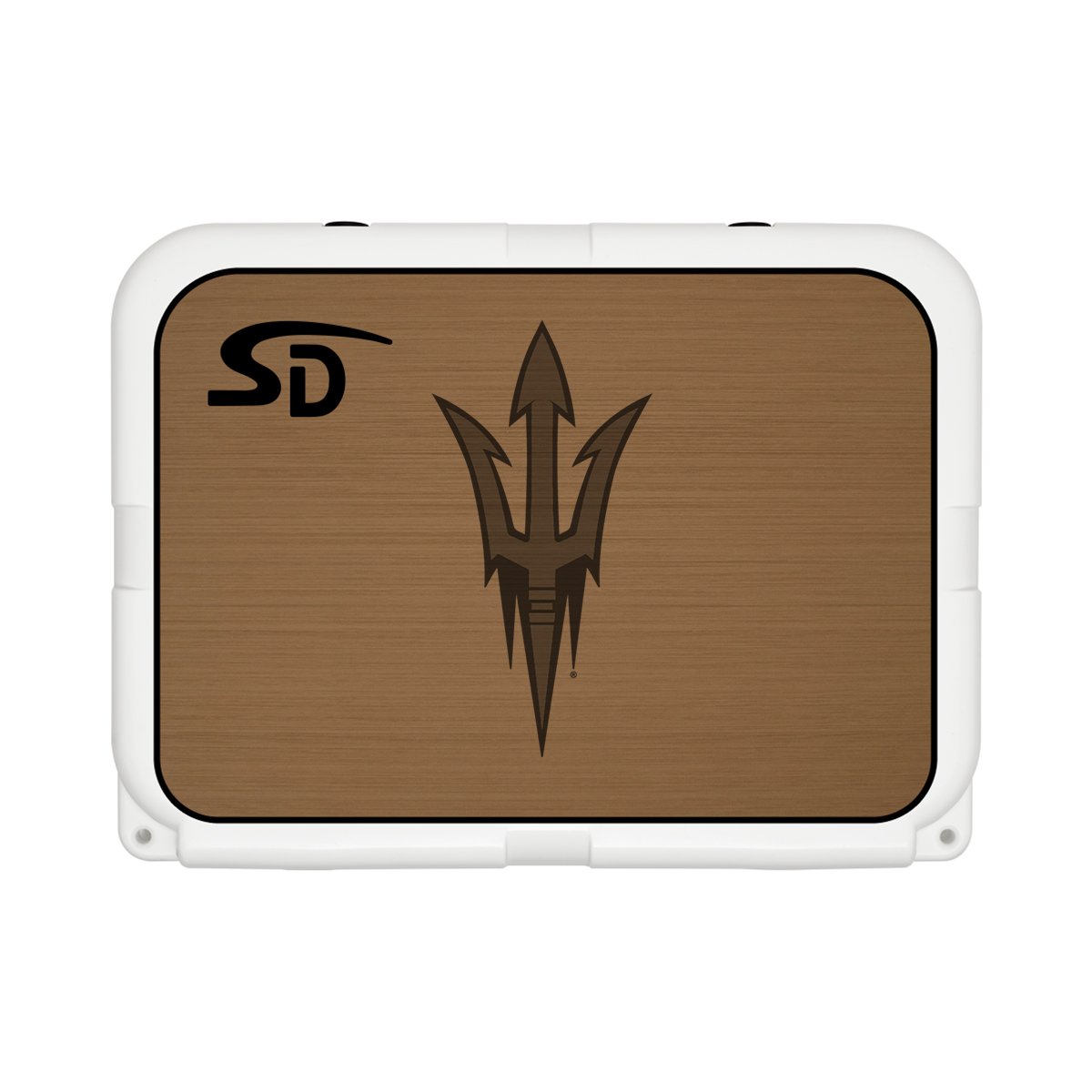 Seadek Collegiate Cooler Pad - YETI Tundra 35 - Mocha / Black, Arizona State University - 58797-80093