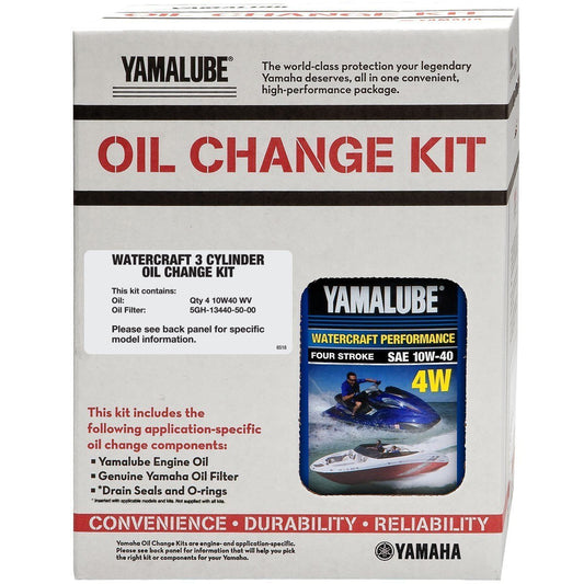 Yamalube Watercraft Oil Change Kit (3-cylinder TR-1 only) - LUB-3WTRC-KT-20