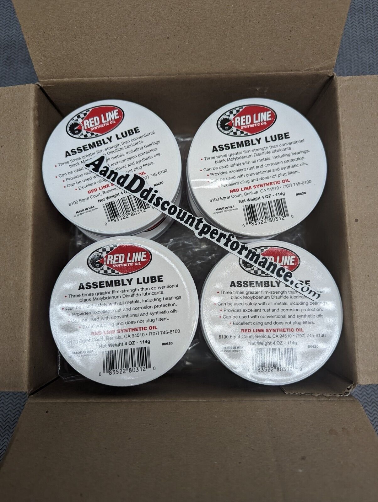 INSTOCK Red Line Assembly Lube - 4 Oz Box of 12 (80312)