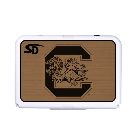 Seadek Collegiate Cooler Pad - RTIC 20 - Mocha / Black, University of South Carolina - 58867-80093