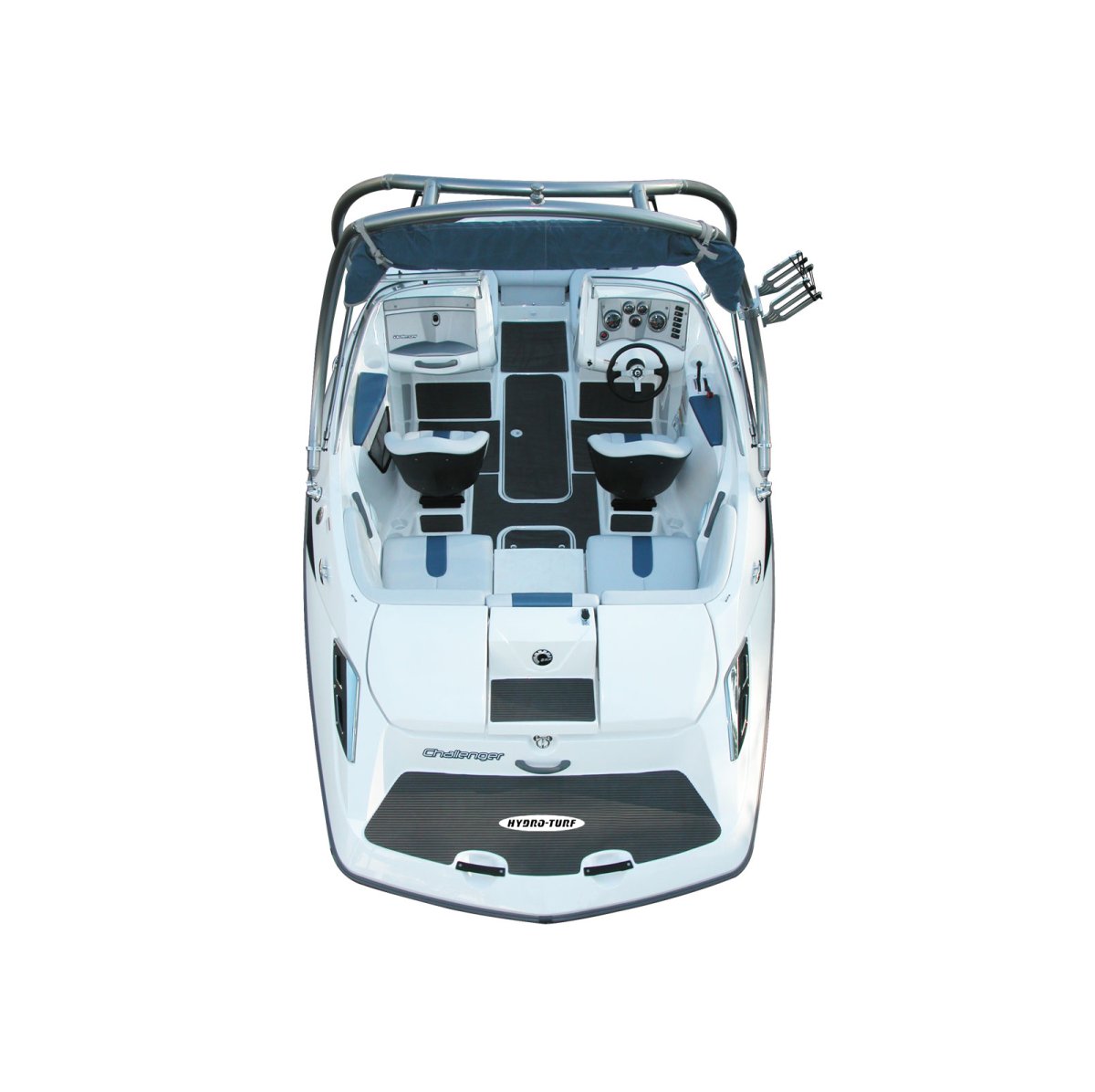 hydroturf black on grey Full Mat Kit Sea-Doo Challenger 180 2005-2006 - SD17