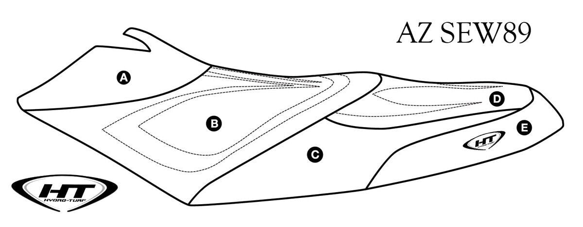 Seat Cover for Sea-Doo RXP (04-08)