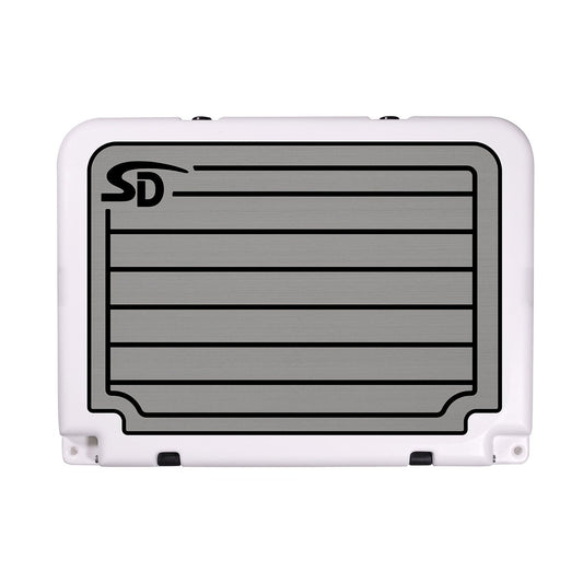 Seadek Orca 26 Teak Cooler Pad - Storm Gray / Black - 56141-80066