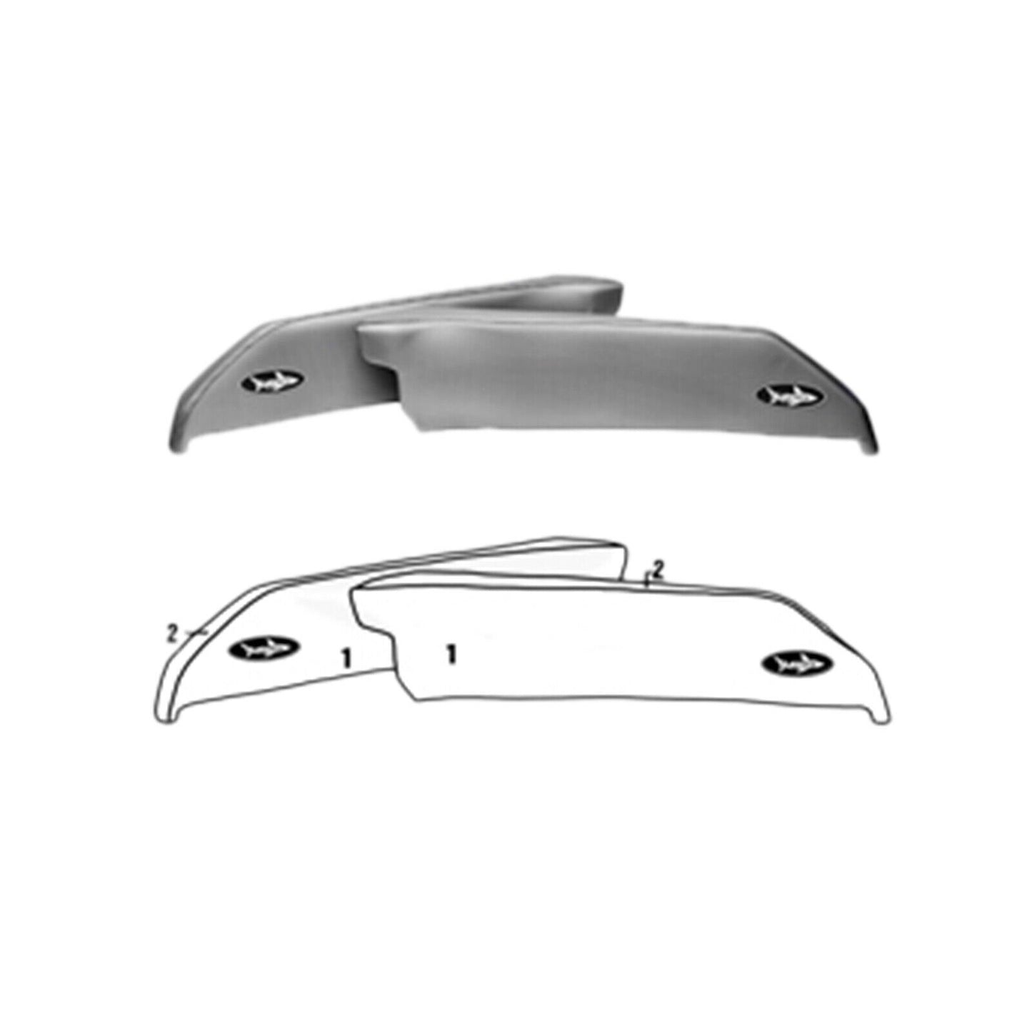 Seat Cover for Kawasaki 1987-1993 650SX