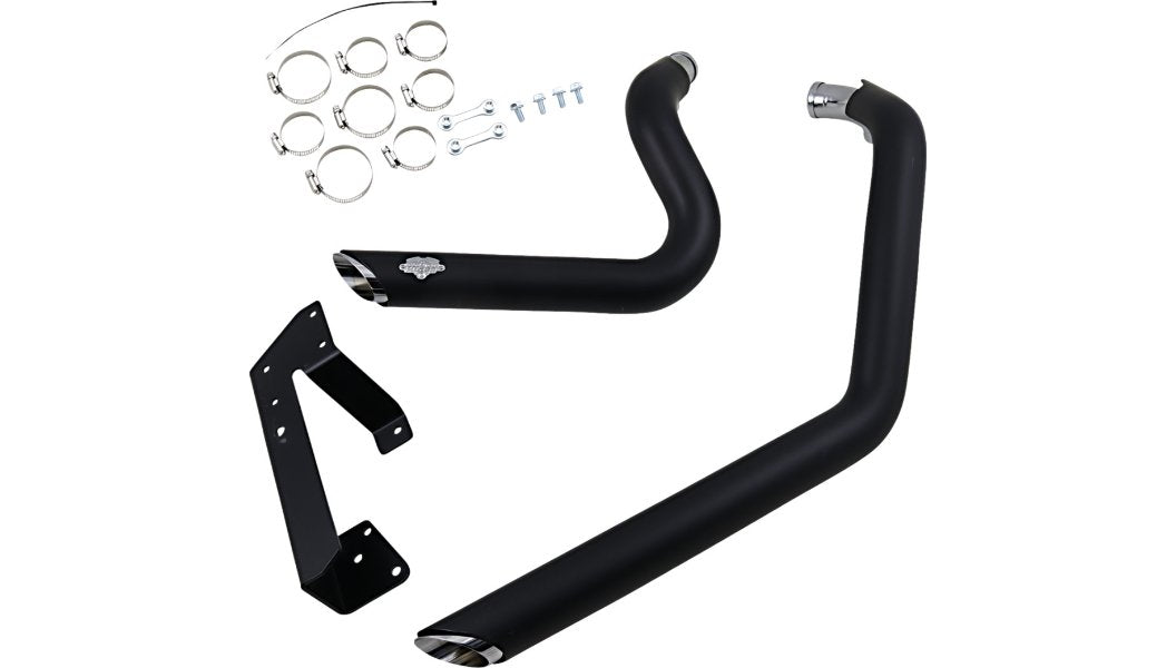 Vance & Hines Exhaust Shortshots Staggered Black 2004-2013 Sportster XL Harley 47219