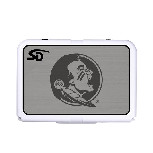 Seadek Collegiate Cooler Pad - RTIC 20 - Storm Gray / Black, Florida State University - 57673-80066