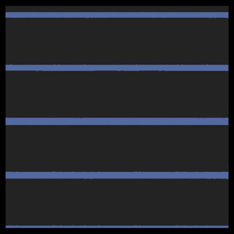 SHT86WG-2T Hydro-turf Sheet 47X86 2-TONE BLACK ON ROYAL BLUE WIDE GROOVE W/3M