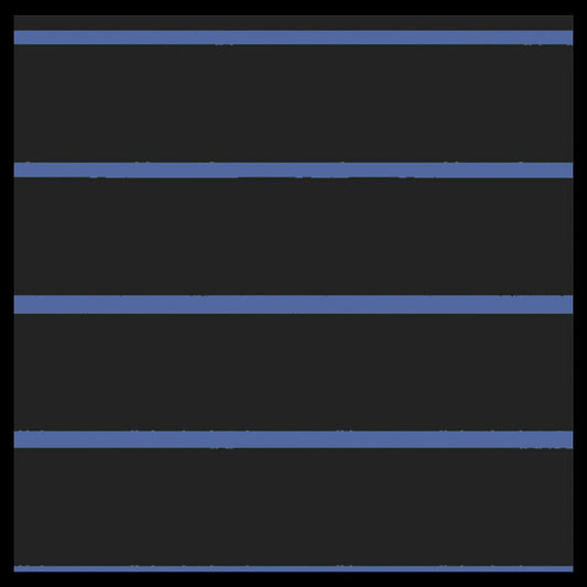 SHT86WG-2T Hydro-turf Sheet 47X86 2-TONE BLACK ON ROYAL BLUE WIDE GROOVE W/3M