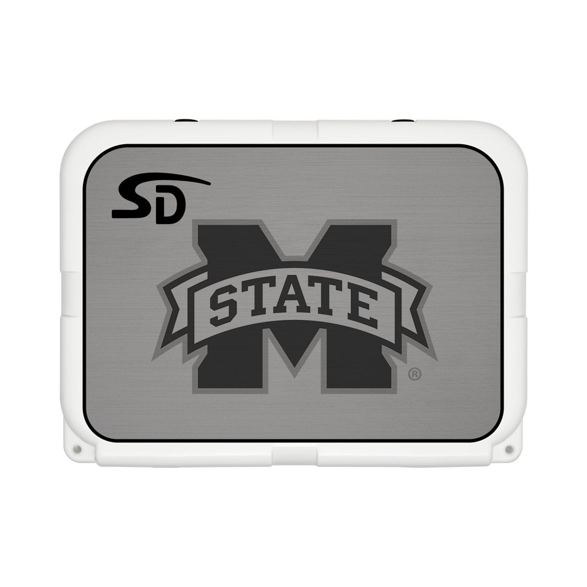 Seadek Collegiate Cooler Pad - YETI Tundra 35 - Storm Gray / Black, Mississippi State University - 57521-80066